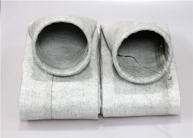 China tela tecida fina da parte superior 2mm do anel do saco de filtro de feltro do poliéster 400GSM densamente fornecedor
