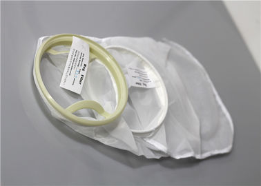 China O saco de filtro líquido de nylon 155X500mm de 250 mícrons ultrassônico não soldou nenhuma saliência fornecedor