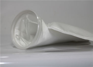 China 100 ajuste branco de nylon do calor do cargo da cor do saco de filtro da tela do produto comestível de 300 mícrons fornecedor