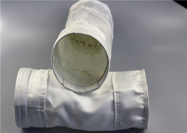 China Textura estável do Weave liso do tamanho do consumo da baixa potência do saco de filtro da fibra de vidro da casca da poeira fornecedor