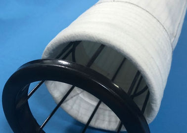 China Tipo inferior redondo do saco de filtro de feltro do poliéster do coletor de poeira com membrana de PTFE fornecedor