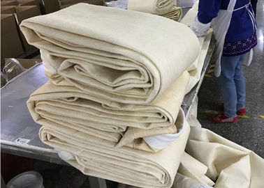 China O filtro do cimento golpeia a certificação fácil do CE da instalação da fibra sintética de saco de filtro de Aramid fornecedor