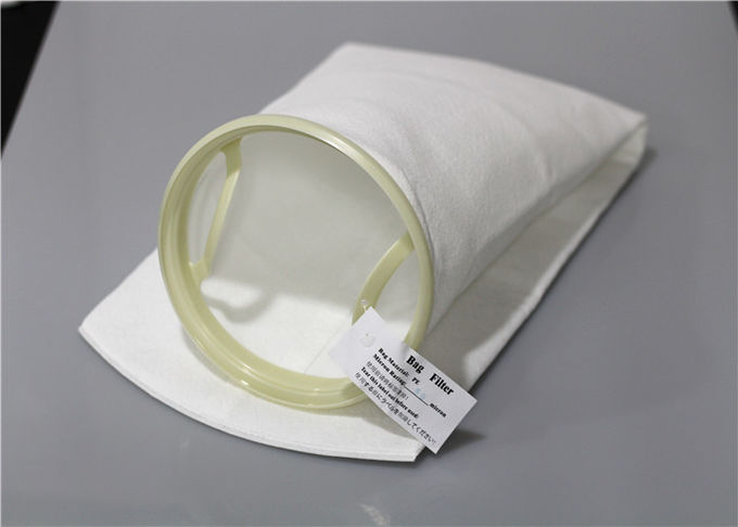 Resistente de alta pressão dos sacos de filtro 1.8mm da malha de um fluxo de 25 mícrons grande para solventes pre de filtração