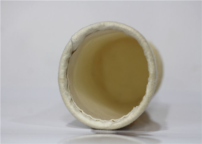 Forma lisa oval redonda 500gsm do saco de filtro de Aramid do tratamento da água para a indústria petroquímica