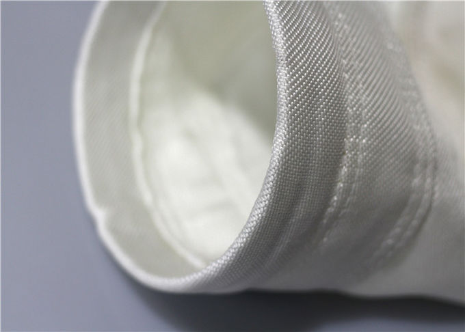 Prova 0.3-0.5mm de choque da absorção sadia de saco de filtro da fibra de vidro do tratamento de PTFE densamente